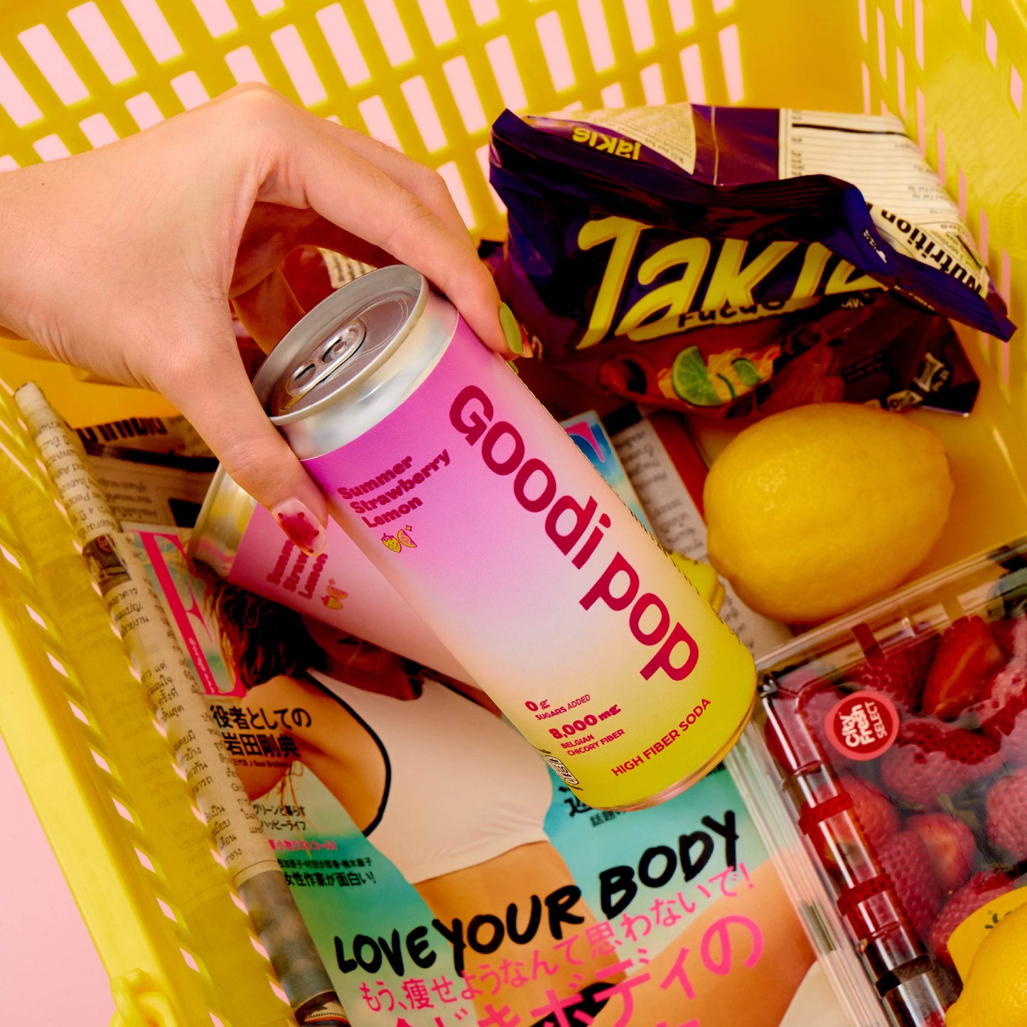 Goodi Pop Summer Strawberry Lemon lifestyle